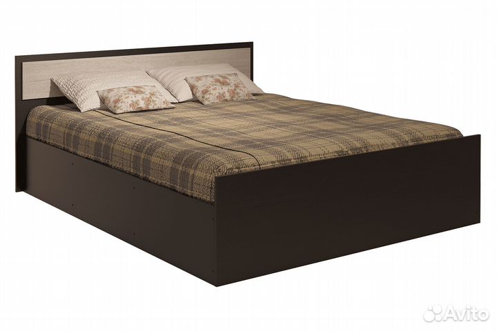 Камелия кровать 90 см (венге/дуб сонома)