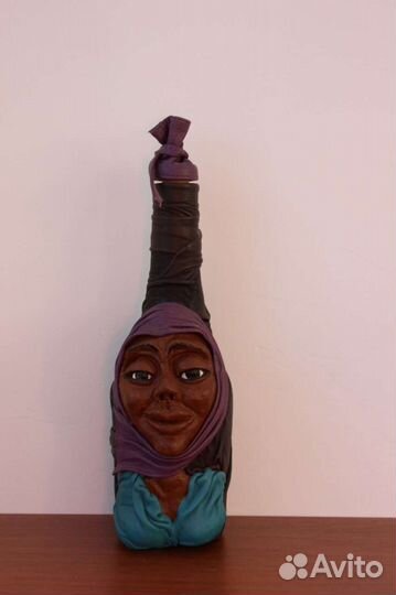 Бутылка декоративная Африканка
