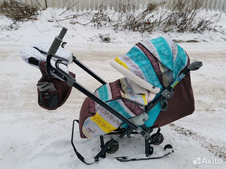 Сани коляска детские