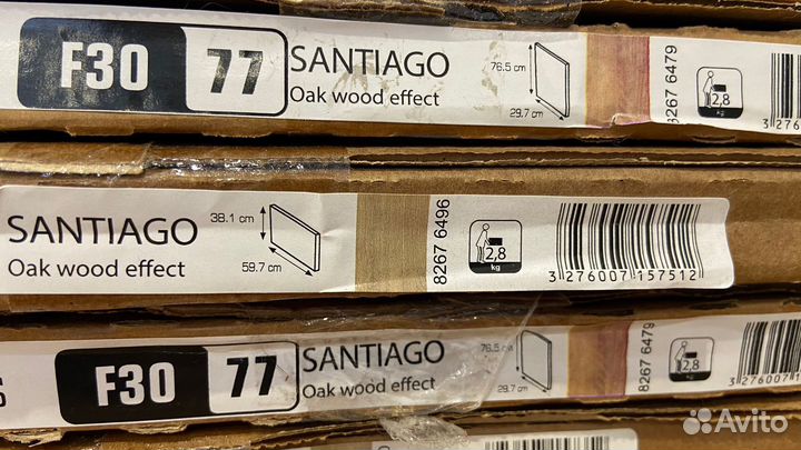 Кухонные фасады леруа Сантьяго дуб сонома