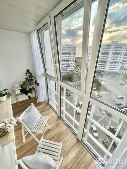 Холодное остекление балкона y-5596