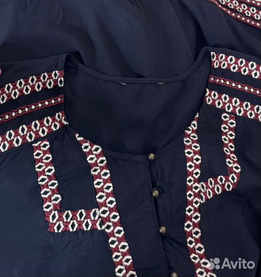 Д.68 см Блузка свободная,48 р. Вискоза