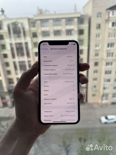 iPhone X, 256 ГБ