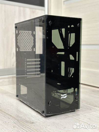 Новый) Игровой корпус для пк. Закаленное стекло