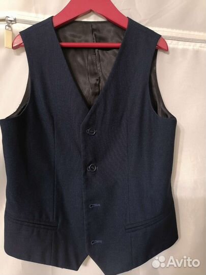 Школьный костюм брюки и жилет