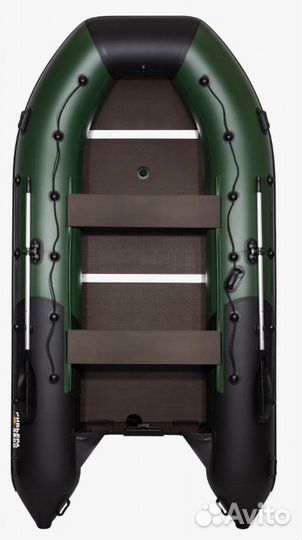 Лодка Ривьера 3600 ск Максима зелено / черный комб
