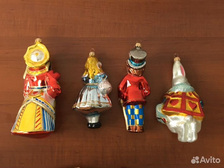 Елочные игрушки Алиса в стране чудес/ Польша