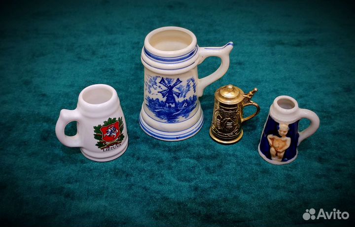 Винтажный лот мини/ пивных кружек