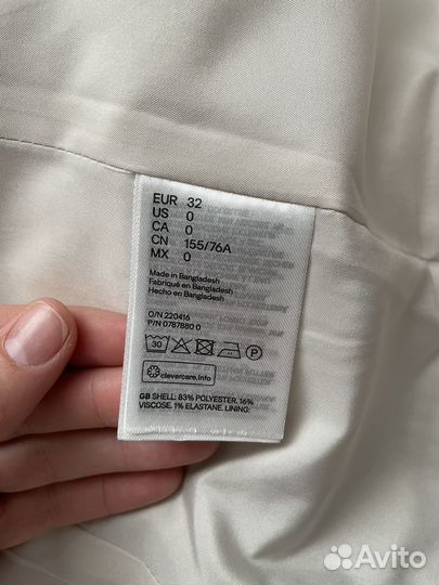 Жакет женский пиджак H&M xs-s