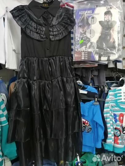 Платье Уэнсдей Венсдей