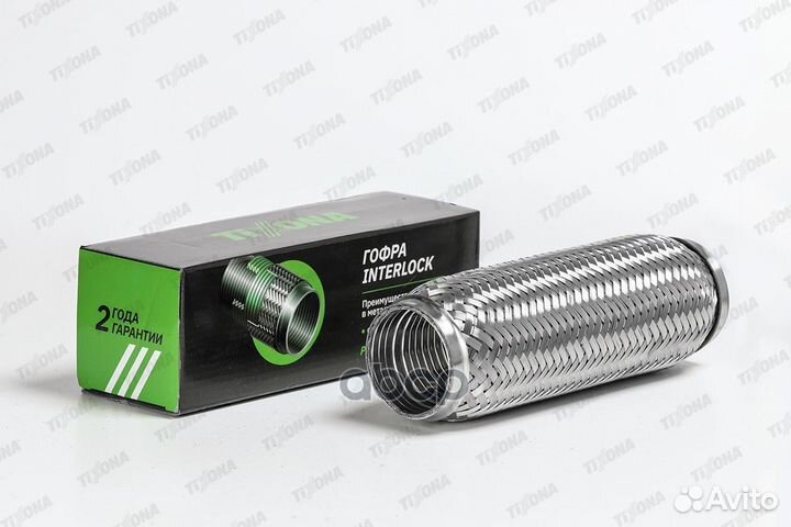 Гофра 60/250 (aisi 304 with interlock) Tixona P