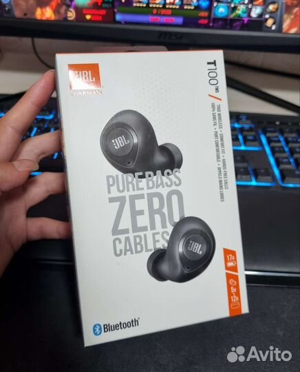 Беспроводные наушники jbl