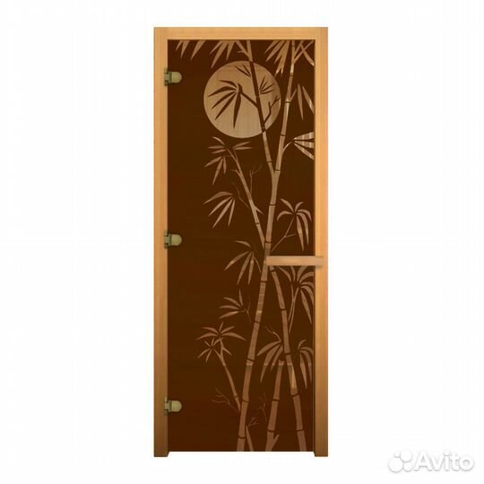 Дверь стекло Бронза 