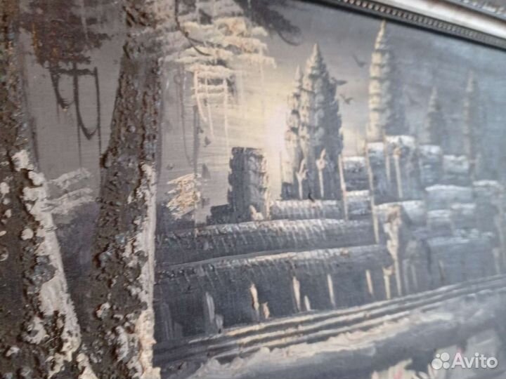 Картина маслом из камбоджи