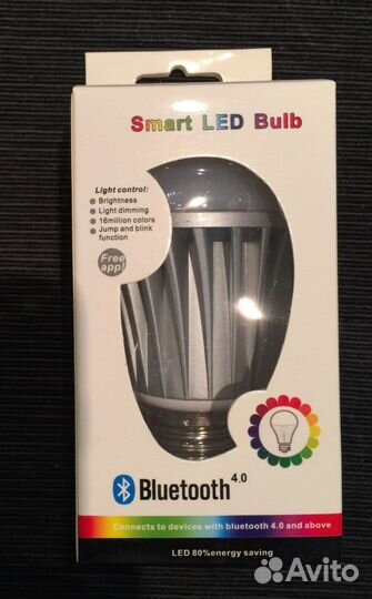 Умная лампочка SMART Bluetooth/Wi-Fi Lamp