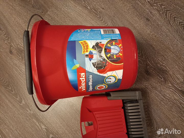 Ведро vileda с отжимом. Насадка съемная, 2 части