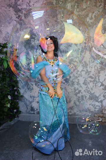 Шоу мыльных пузырей