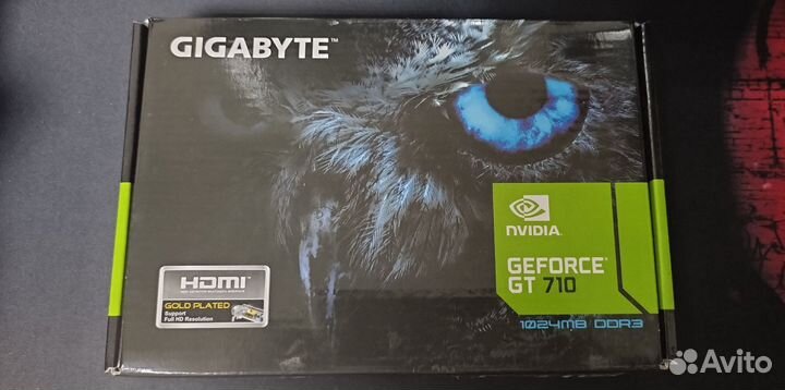 Видеокарта Nvidia GeForce Gigabyte GT 710 1Gb