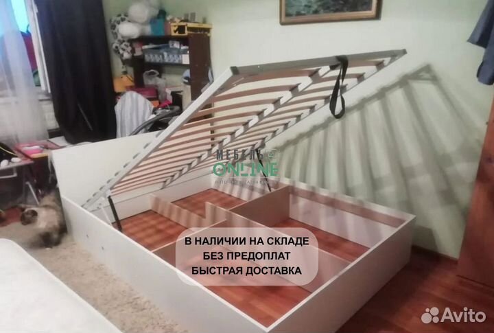 Кровать с подъемным механизмом 140х200