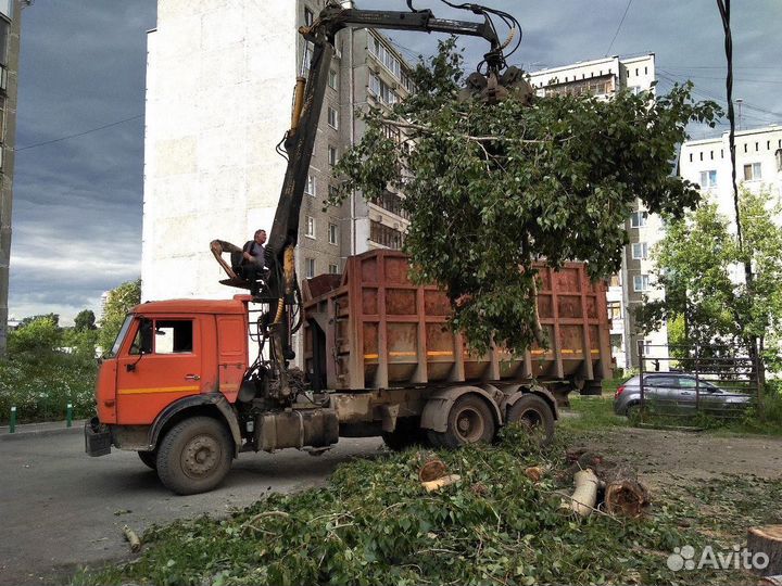 Вывоз мусора / Перевозка деревьев/ Аренда Пухто