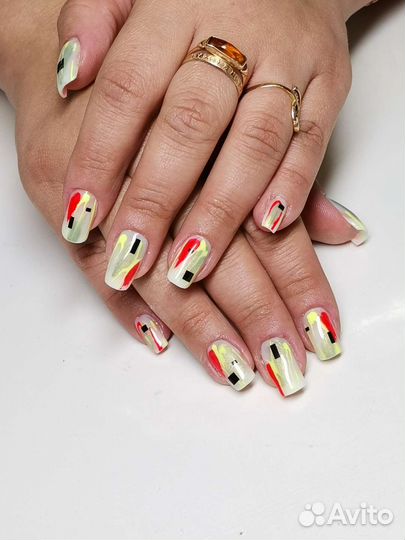 Маникюр наращивание