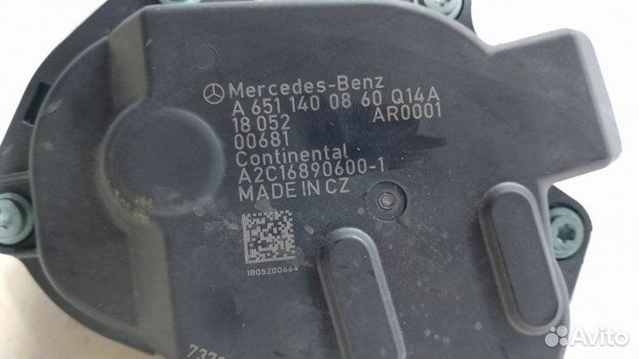 Клапан EGR Mercedes-Benz c 2017 А6511400860 Q14A 0