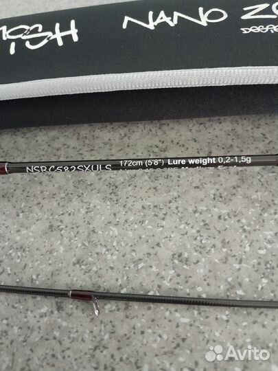 Спининг crazy fish nano zero carbon 0,2-1,5 gr