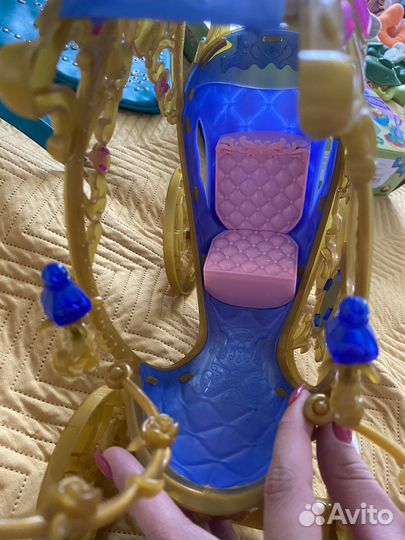 Mattel Disney Princess лошадь с каретой