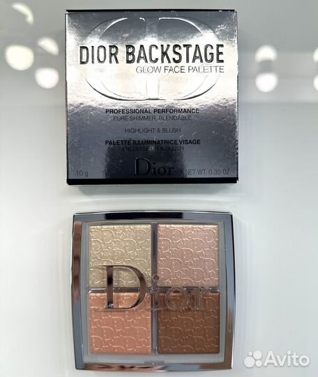 Палетка для сияния лица dior backstage