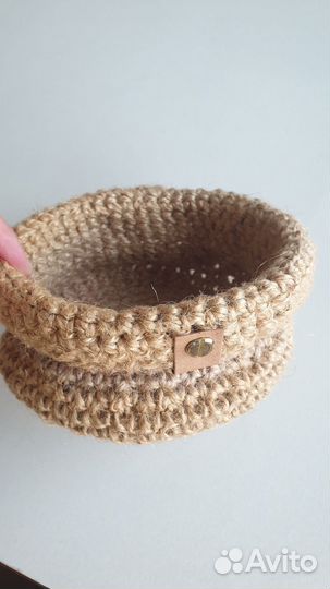 Корзинка из джута