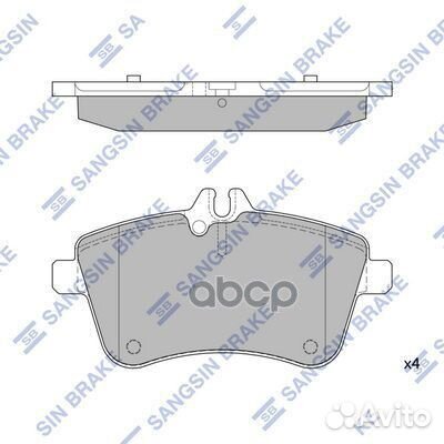 SP1989 Колодки тормозные mercedes A-class W169