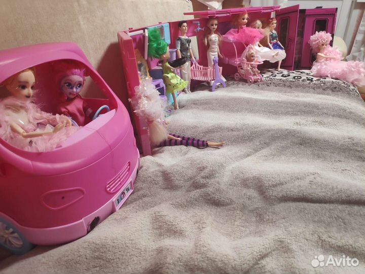 Барби дом трейлер