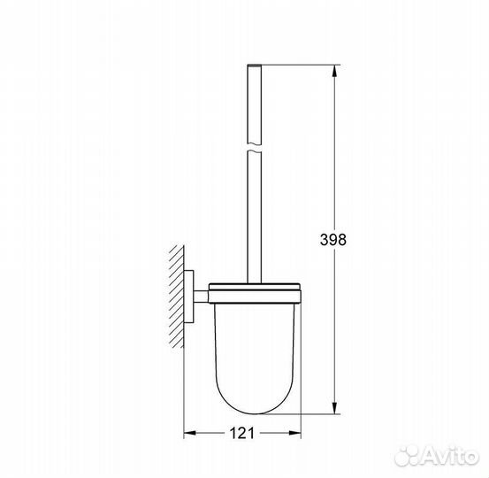 Grohe Essentials 40374DC1 Ершик для унитаза