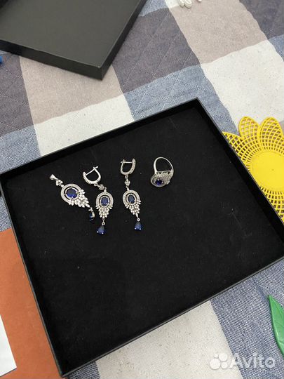 Серьги серебро