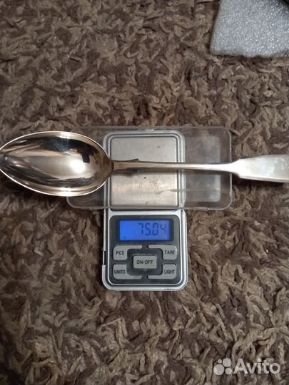 Ложка салатная серебро 875'