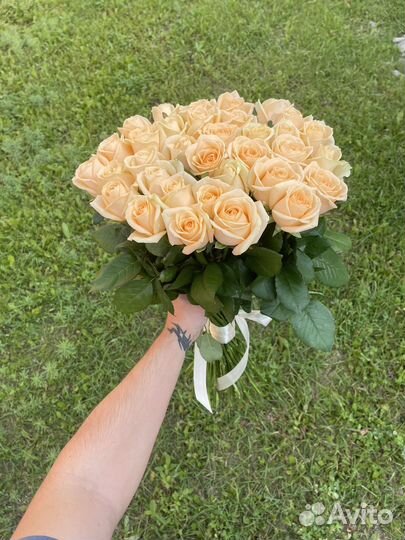 Цветы с доставкой Розы от 15 -101 шт свежие