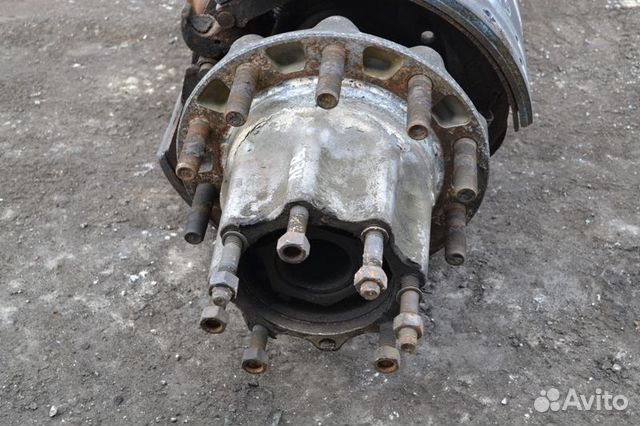 Ступица, барабанные тормоза, вспомогательного мост