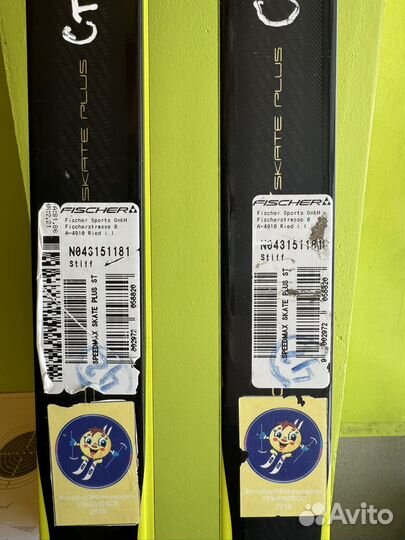 Лыжи беговые fisher коньковые 181