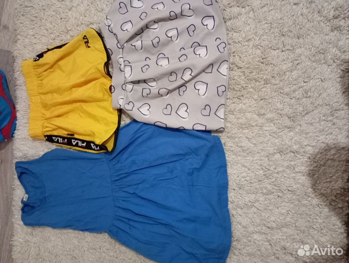 Одежда пакетом для девочки 8-10 лет
