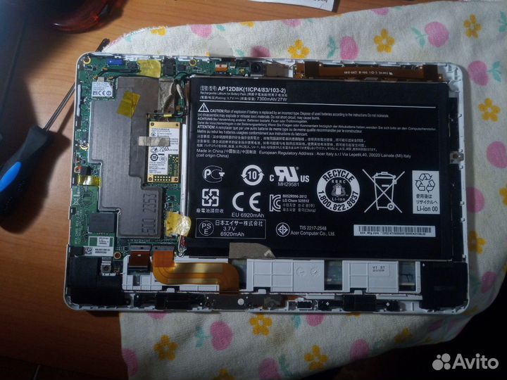 Планшет Acer w511 в разбор