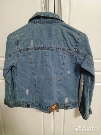 Джинсовая куртка на мальчика 134