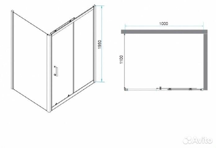 Душевой уголок RGW Passage PA-74 100x110