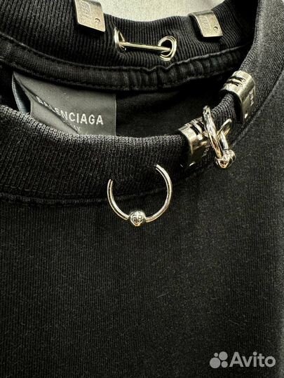 Balenciaga футболка премиум длинные