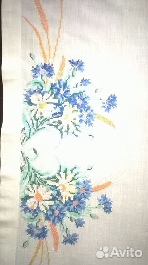 Старинная вышивка- скатерти, салфетки