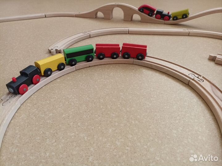 Деревянная железная дорога Икеа