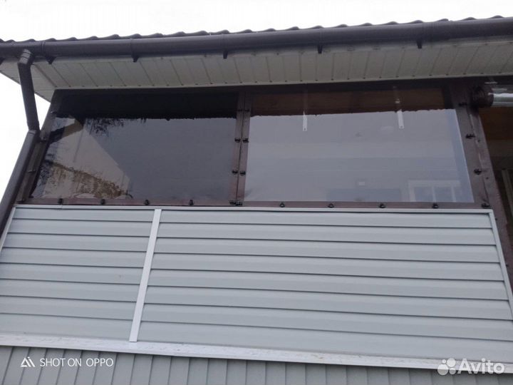 Мягкие окна на беседку террасу