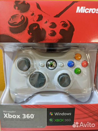 Новый xbox 360 джойстик проводной