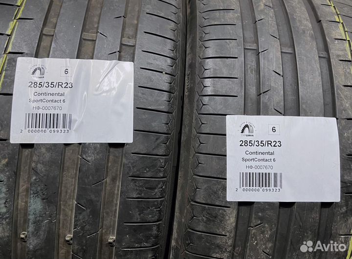 Continental SportContact 6 285/35 R23 94Y