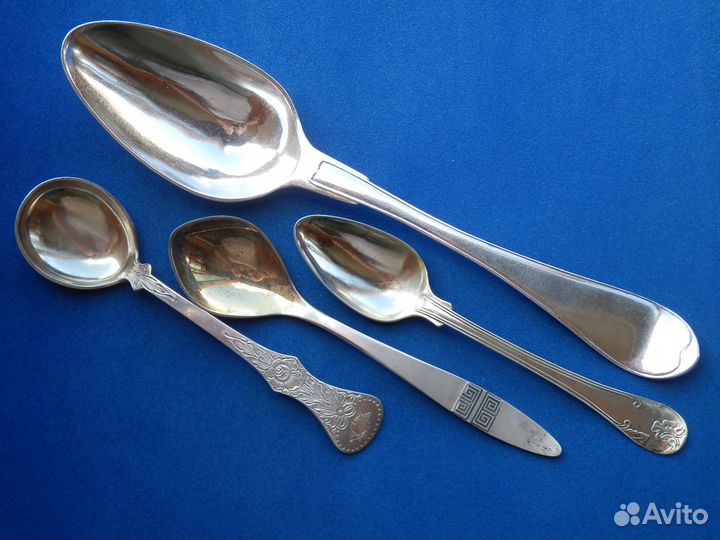 Столова ложка 1803г 71г, серебро, антиквариат