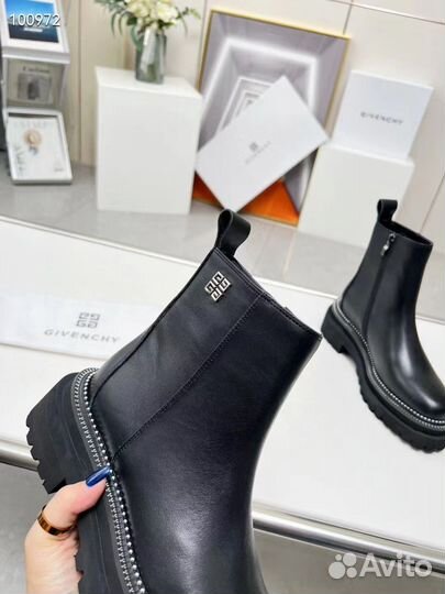 Givenchy ботинки Челси кожаные демисезонные Lux